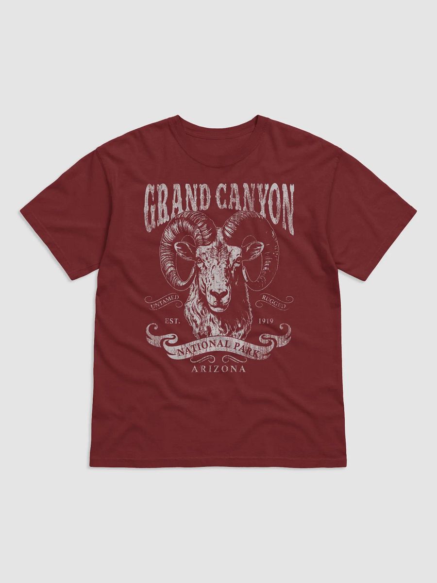 Grand Canyon National Park, Arizona T-Shirt | Vintage-Style Grunge Western Tee with a Bighorn Sheep Head product image (12)