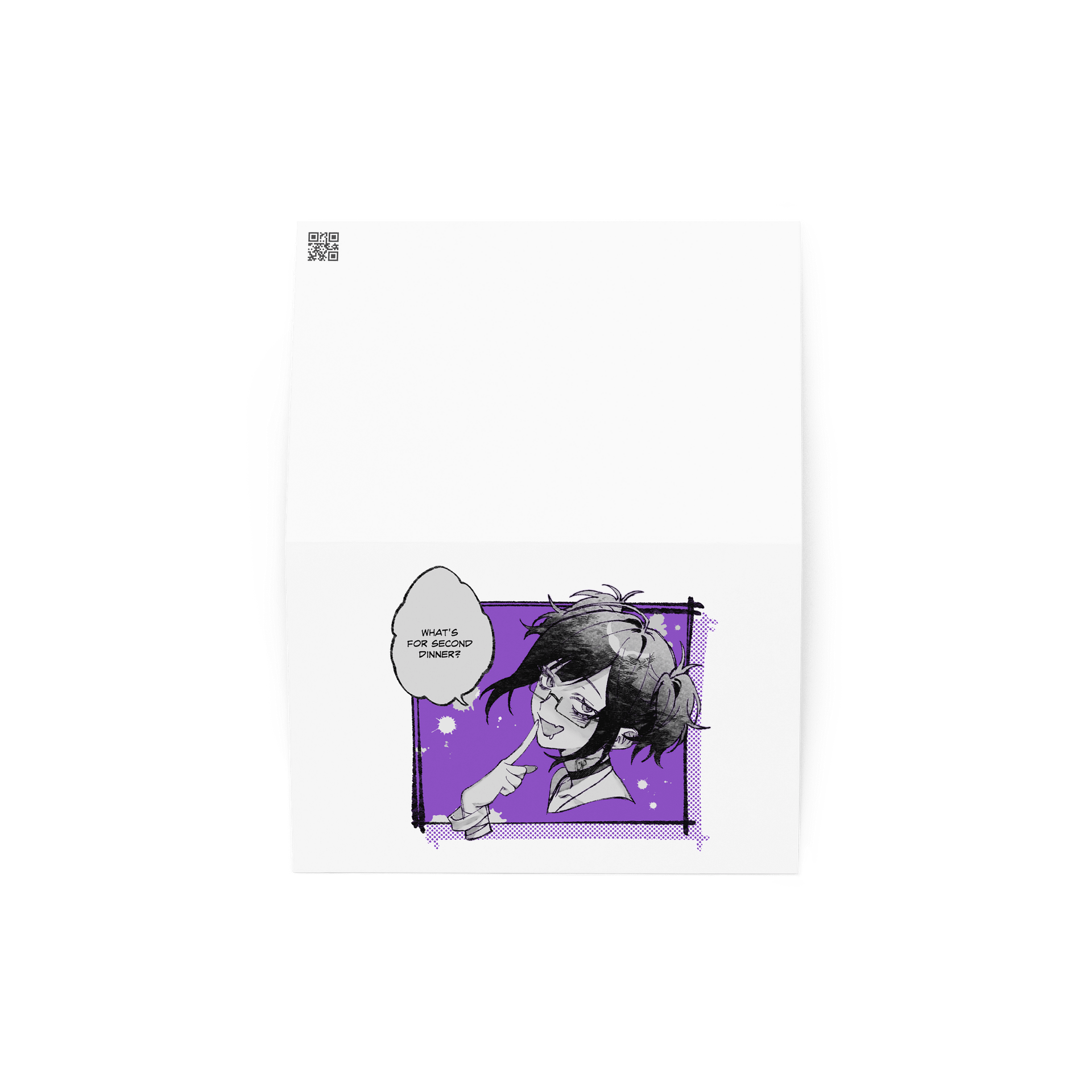 Second Dinner Horizontal Greeting Card product image (2)