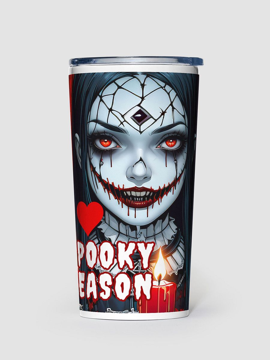 I Heart Spooky Season Halloween 20 oz Tapered Stainless Steel Tumbler product image (1)