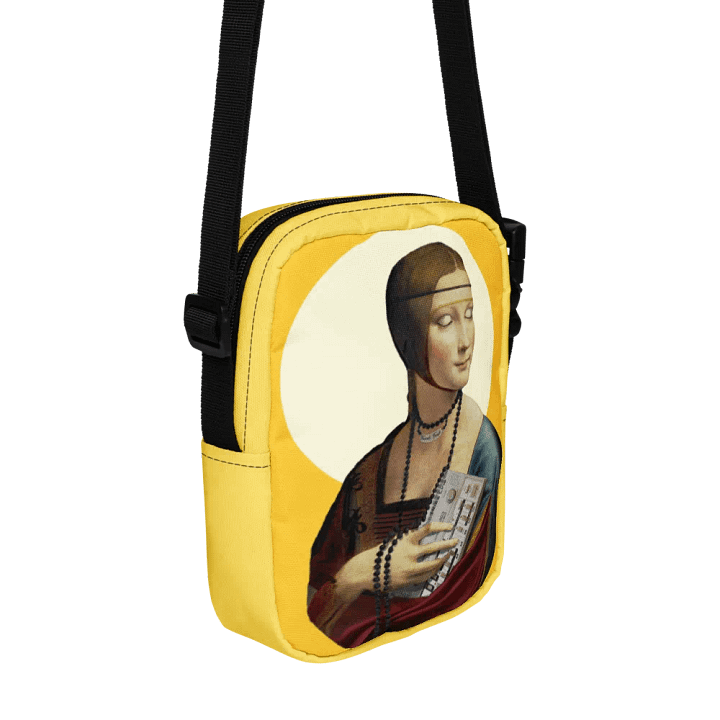 TB 303 Chill-out Lady by Frank Fonik, Techno EDM Utility Crossbody Bag product image (1)