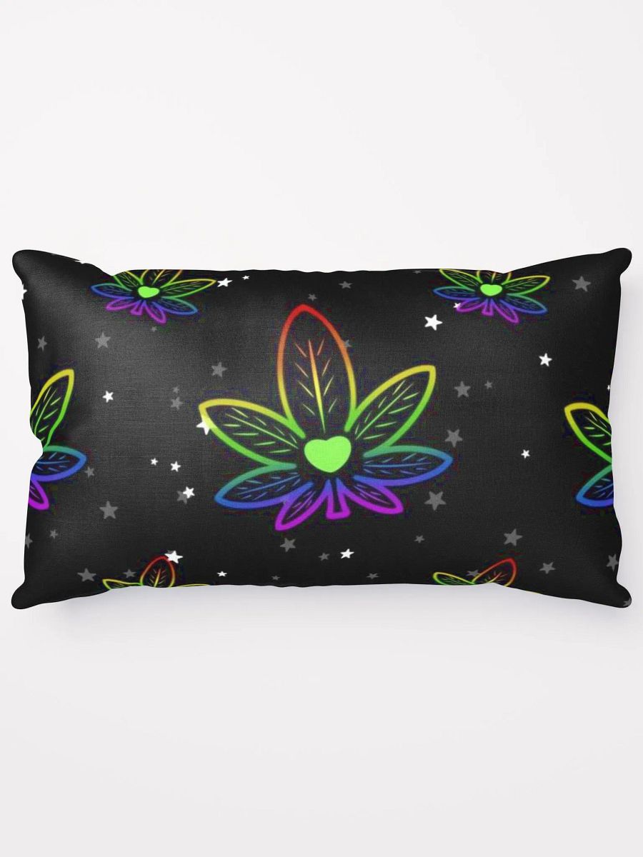 All over rainbow leaf pillow product image (5)
