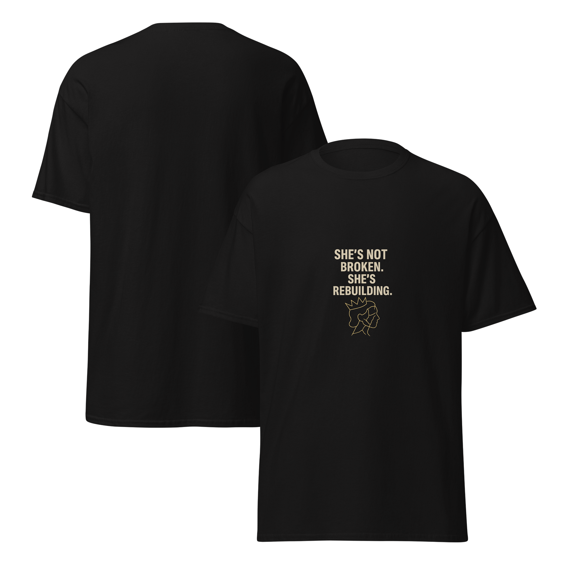 She's Not Broken .She's Rebuilding . Empowerment Tee product image (7)