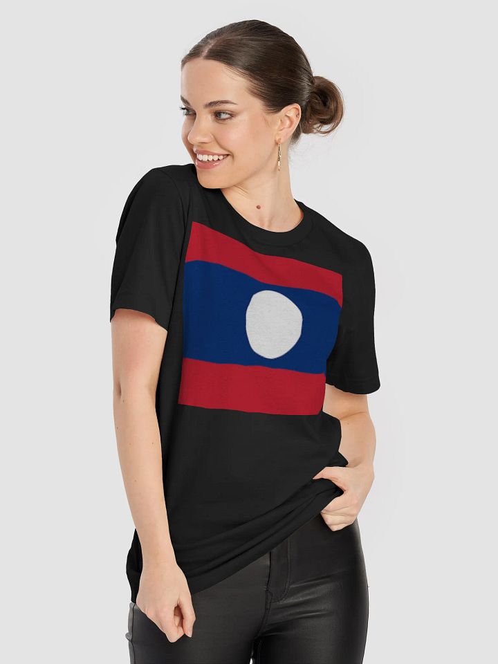 Graphic Grove Supersoft Unisex Laotian Flag T-Shirt - Exclusive product image (1)