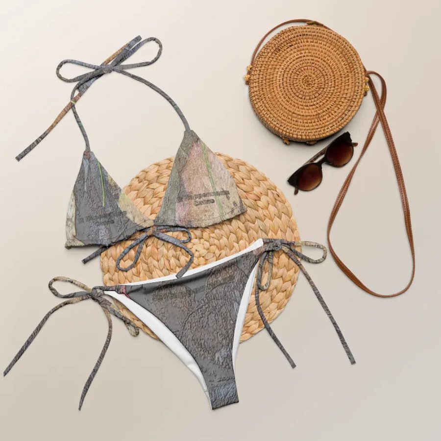 Recycled String Bikini - MossyOak - It Happennnns Camo product image (6)