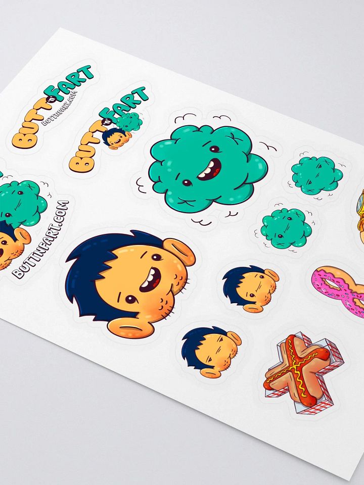 Super Awesome Butt 'n' Fart Intro Sticker Pack product image (2)