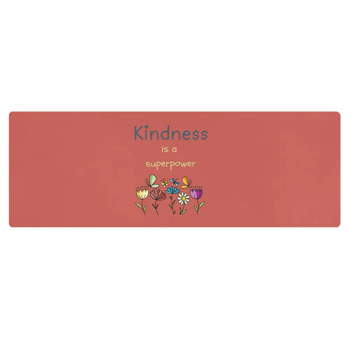 Kindness Superpower Yoga Mat product image (1)