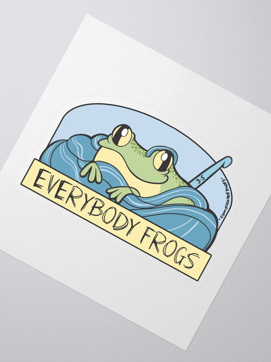 Everybody Frogs Kiss Cut Stickers product image (3)
