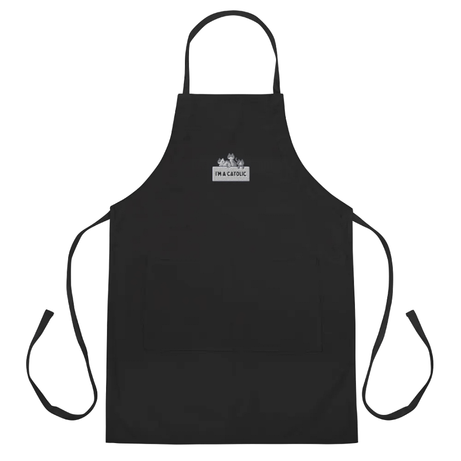 Catolic Embroidered Cooking Apron product image (2)