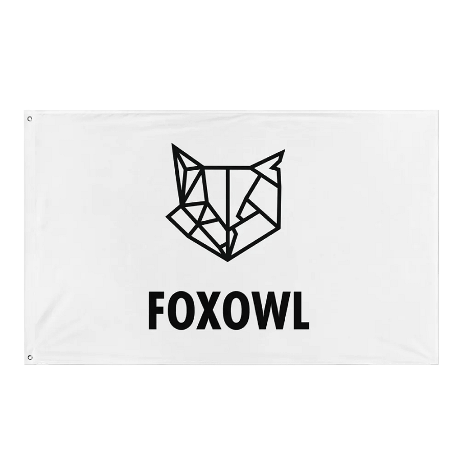 FOXOWL FLAG (WHITE) product image (1)