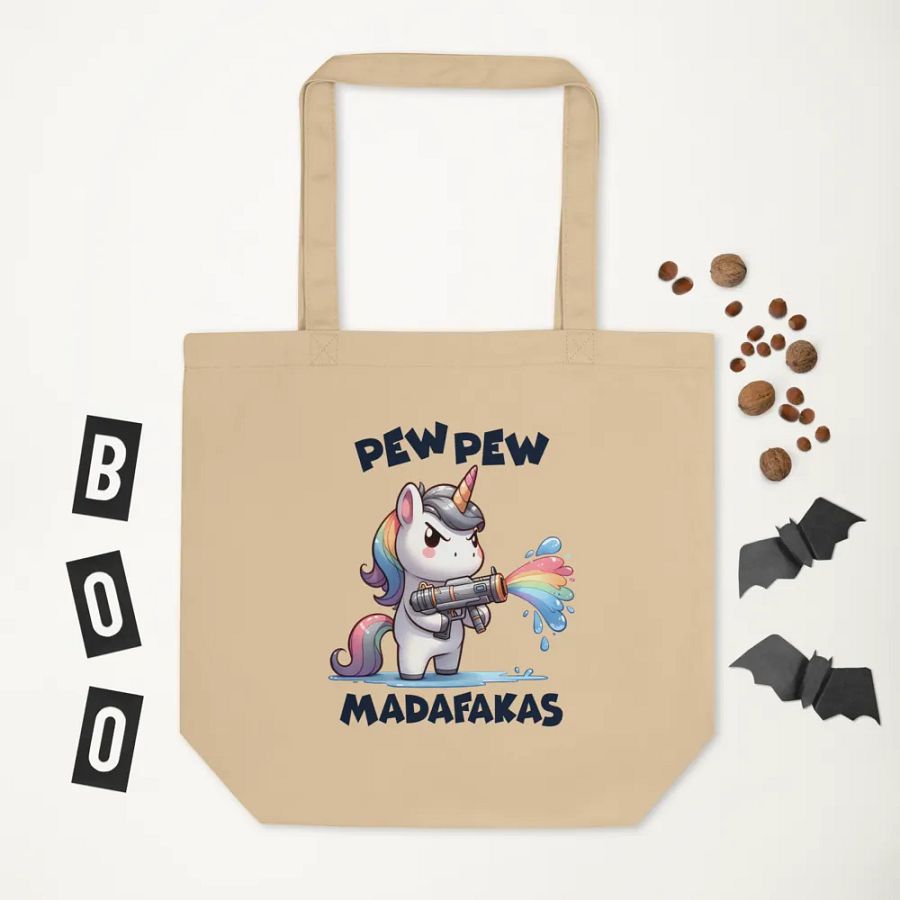 Rainbow Unicorn Tote Bag product image (6)