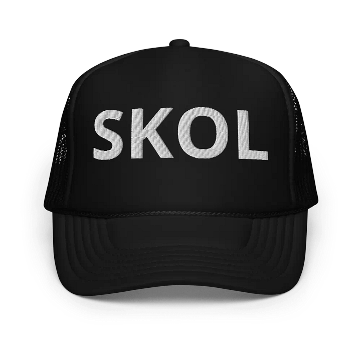 Skol - Embroidered Trucker Hat Cap - Pro Football Fan Hat, Minnesota Football Lovers product image (1)