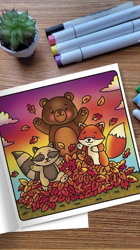 🍂 POV: You're fall-obsessed and so are your coloring pages 🍁
Hot drinks, crunchy leaves, cozy vibes… and two fuzzy buddies li...