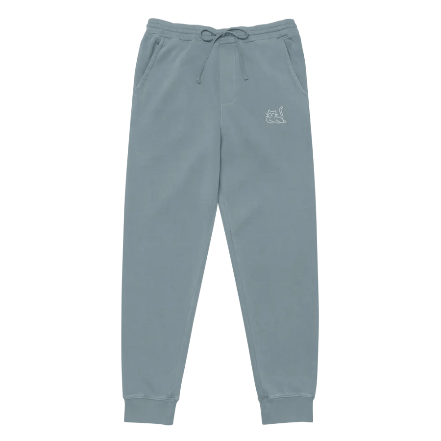 Joggers with cute cat embroidery product image (17)