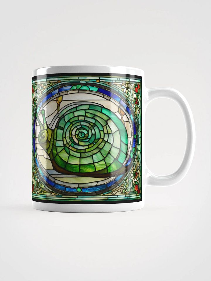 #001 Wise Old Oscar Snail Glass Mug product image (1)