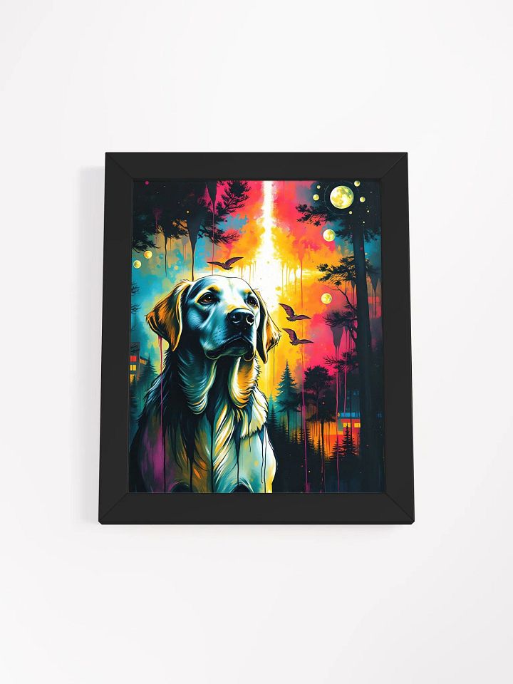 My sweetheart, karma! Vibrant Ayous Wood Framed Matte print product image (2)