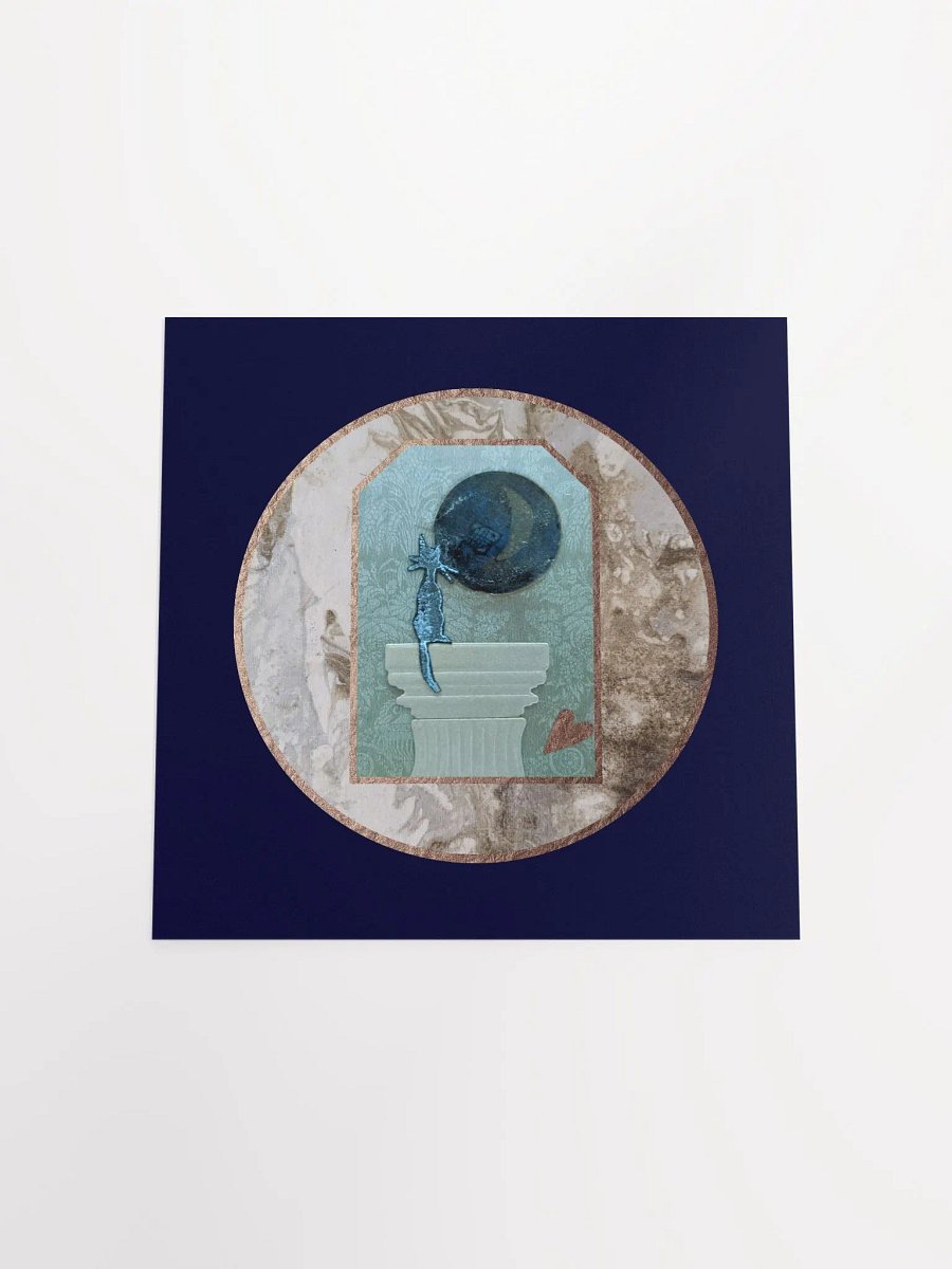 Moon Cat Matte Paper Poster product image (18)
