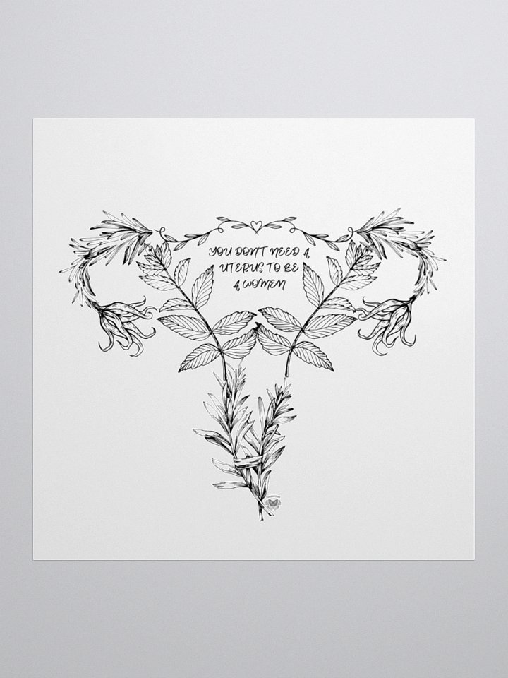 Empowerment Uterus Kiss Cut Stickers product image (3)