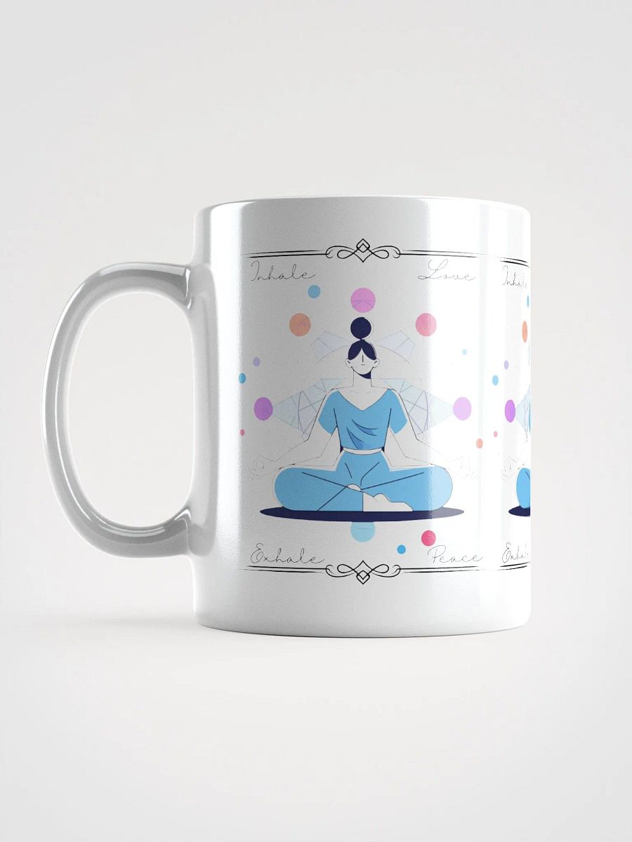 Inhale Love, Exhale Peace Mug | Inspirational Gift for Mindfulness & Wellness product image (6)