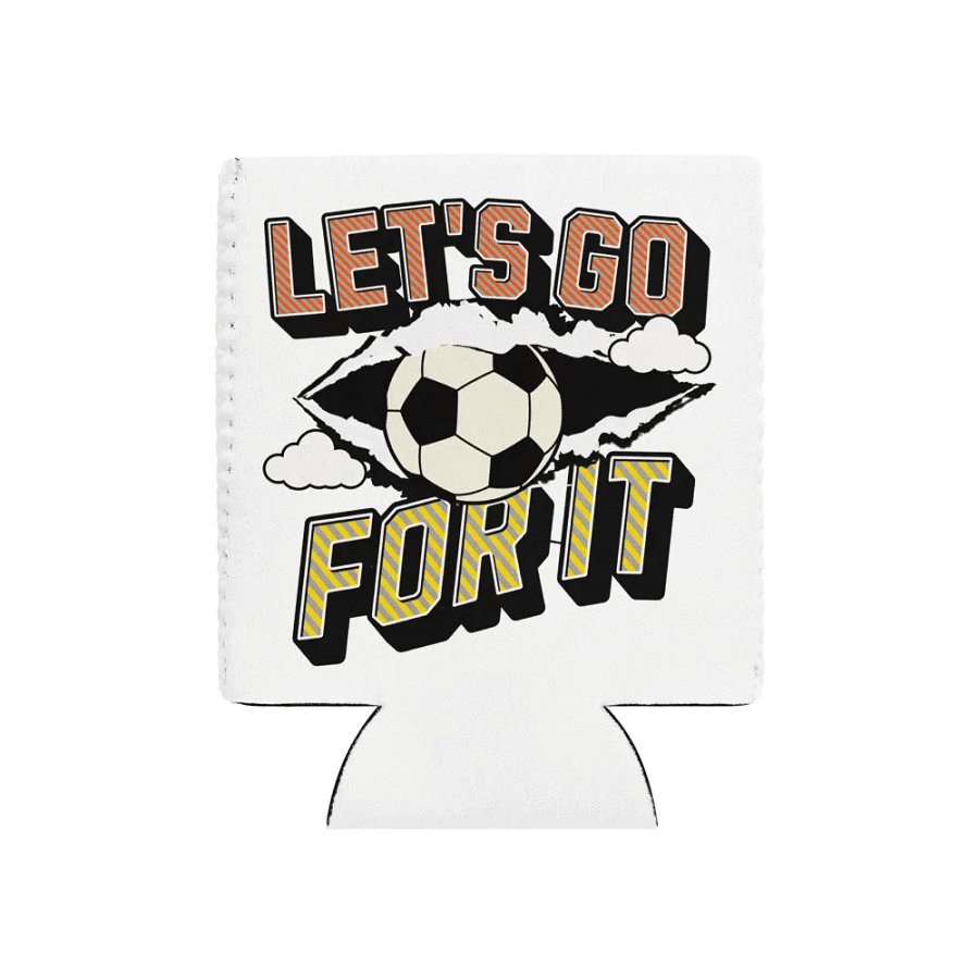 Let's Go for It Soccer Ball Can Cooler product image (1)