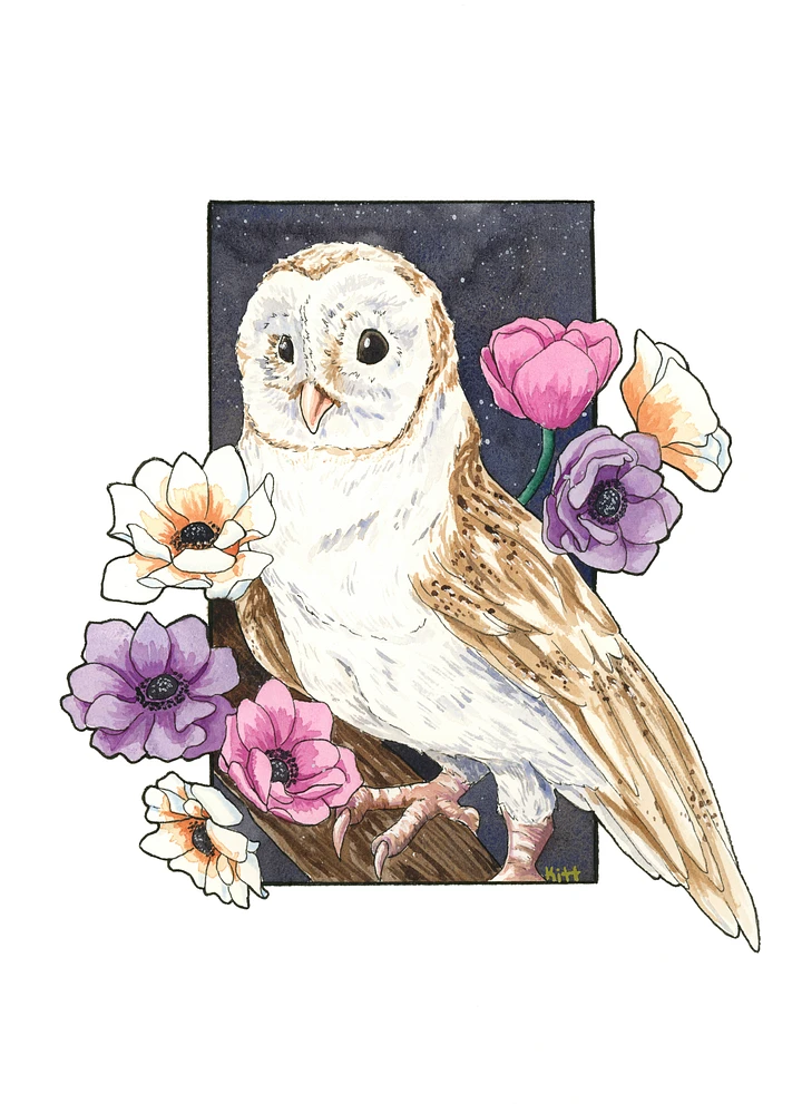 Night Owl 8.5x11 Print product image (1)