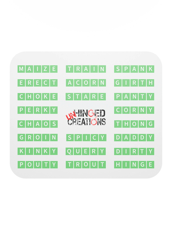 Multi Word Mousepad - White product image (2)