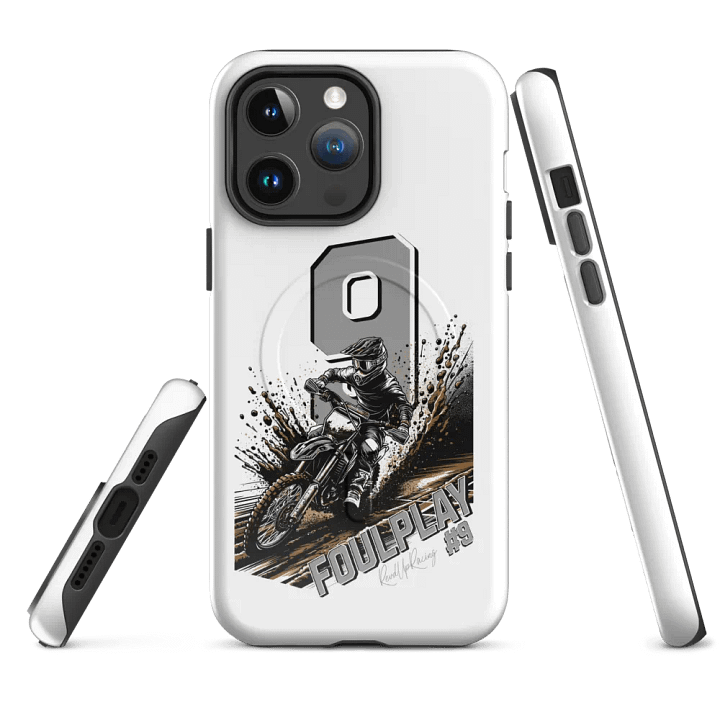 FOUL PLAY #9 Motocross iPhone Case product image (1)