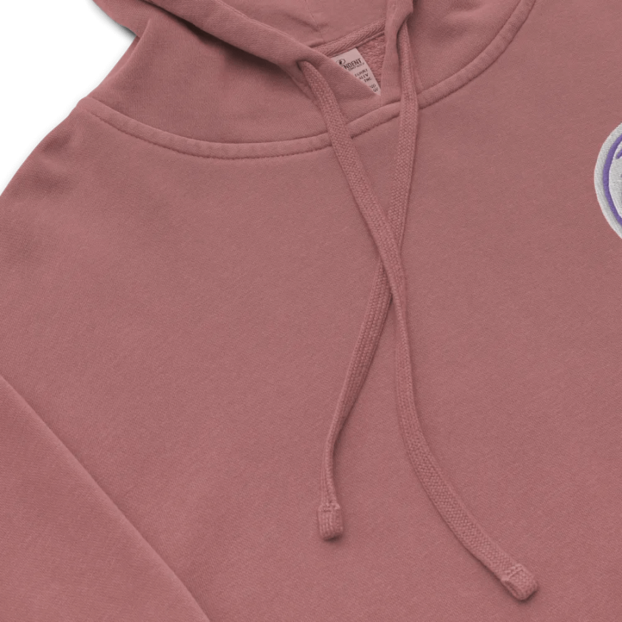 In My Head (L.C. purple bubble design) embroidered pigment hoodie product image (8)