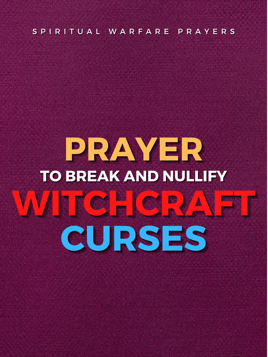 Prayer To Break Witchcraft Curses product image (1)