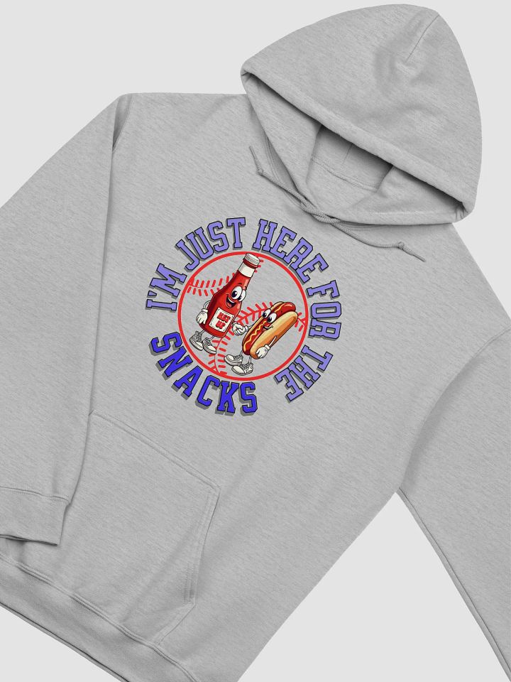 Im Just Here For The Snacks Baseball Saucy Shake Hoodie product image (26)