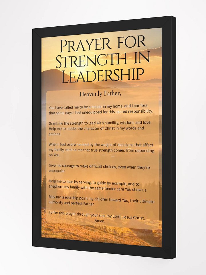 Prayer for Strength in Leadership product image (18)