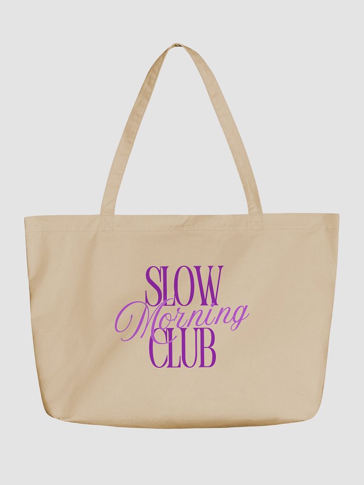"Slow Morning Club" Tote | MyTime Movie Network Collection product image (1)