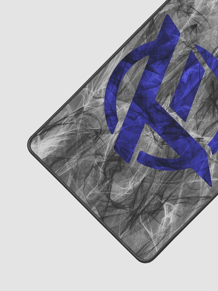 TopFrag™ Blended Blue Spiral Emblem Desk Mat 12" x 18" product image (2)