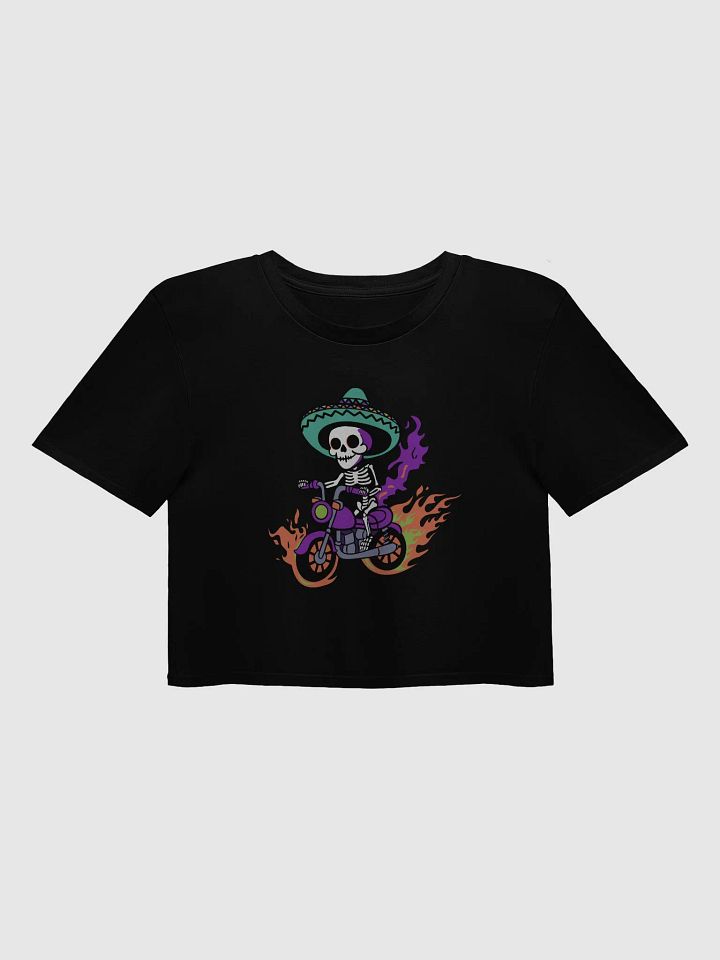 Bone to be Wild Colorful Crop Top product image (1)
