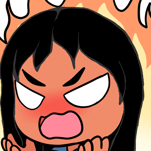 Furious Emote - Black Hair, Tan Skin, Brown Eyes product image (1)