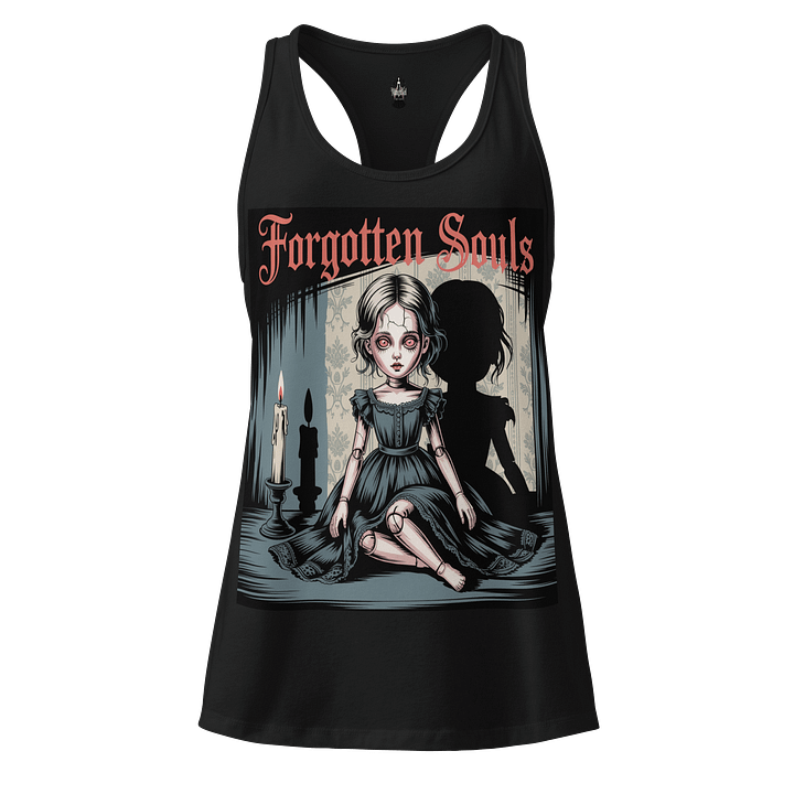 Midnight Veil Designs Women's Gothic Racerback Tank Top - Forgotten Souls Black product image (1)