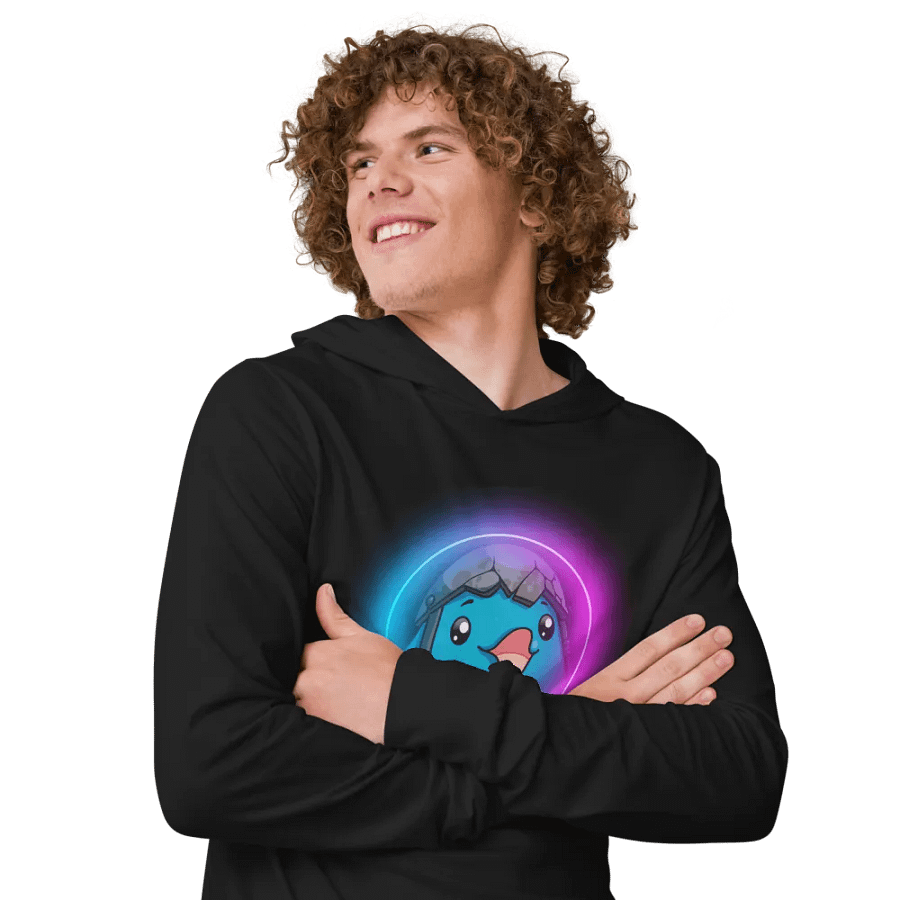 Battle Chicken Long Sleeve Hooded Tee product image (5)