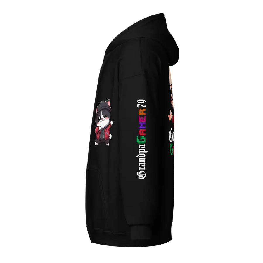 Grandpa Multi-Sided Zip Hoodie product image (6)