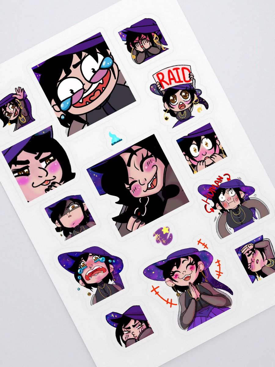 Emote Sticker sheet product image (1)