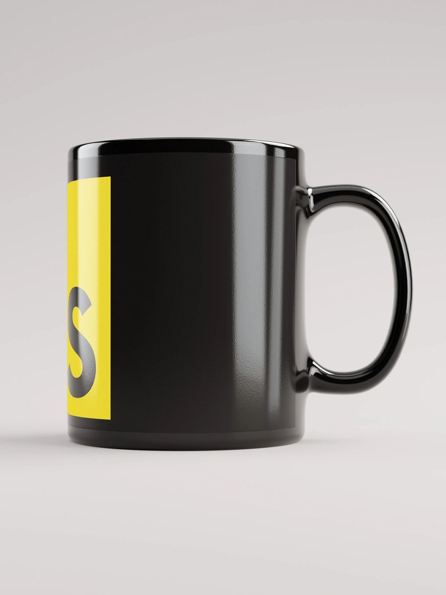 JS Black Glossy Mug product image (1)