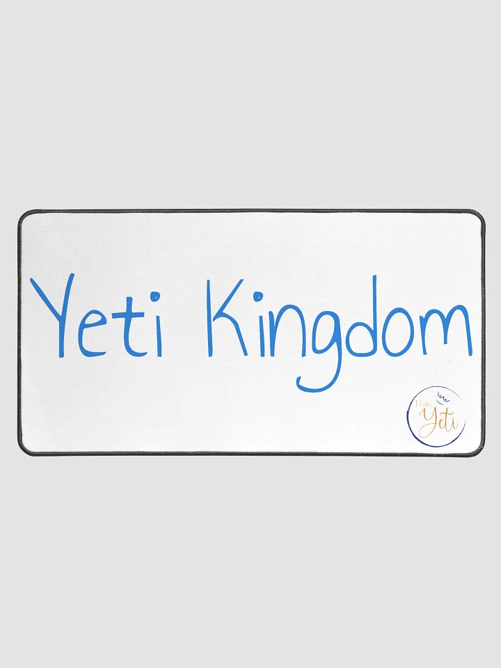 Yeti Kingdom Desk Mat - Support Your Wrists in Style! product image (1)