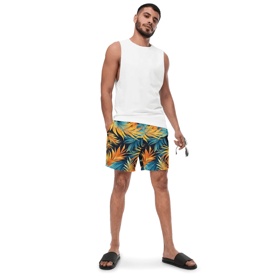 Tropical Flow Swim Trunks for Men product image (6)