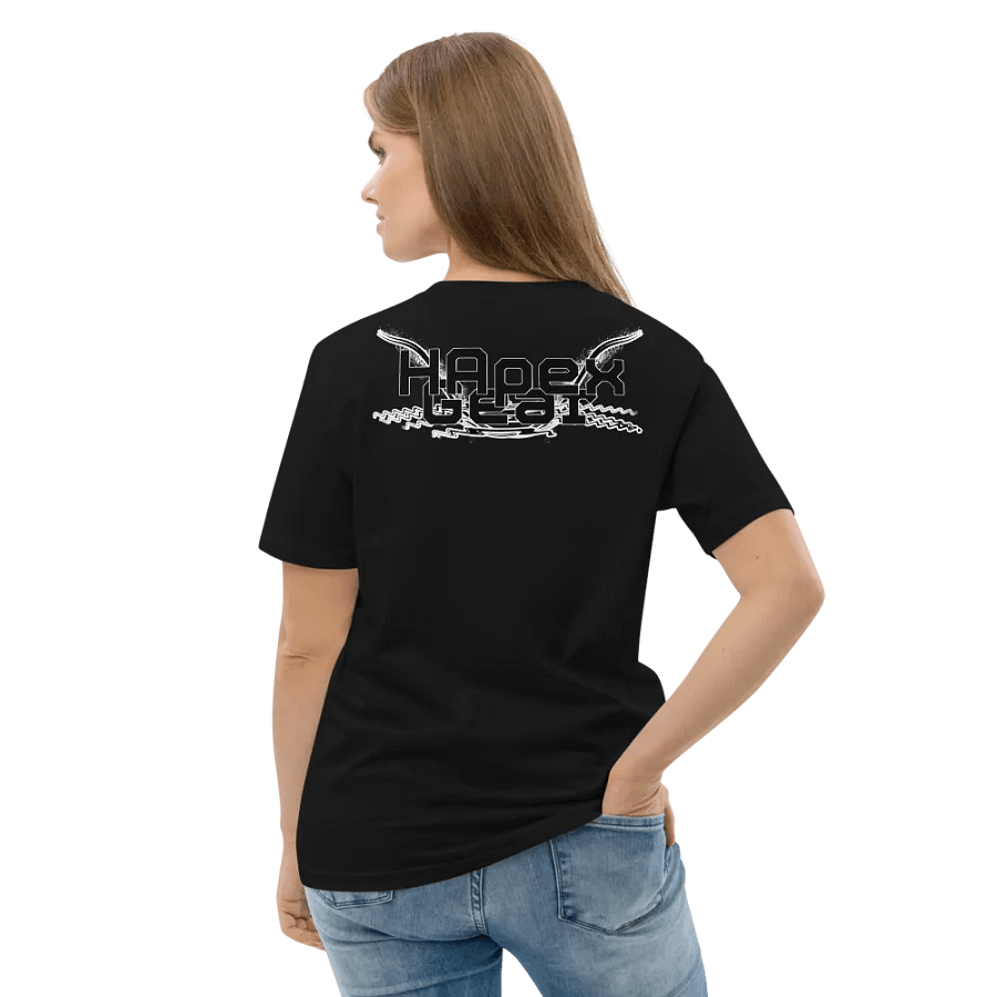 Organic Cotton T-Shirt - Embroidered - Black HApex Gear Black Logo product image (7)