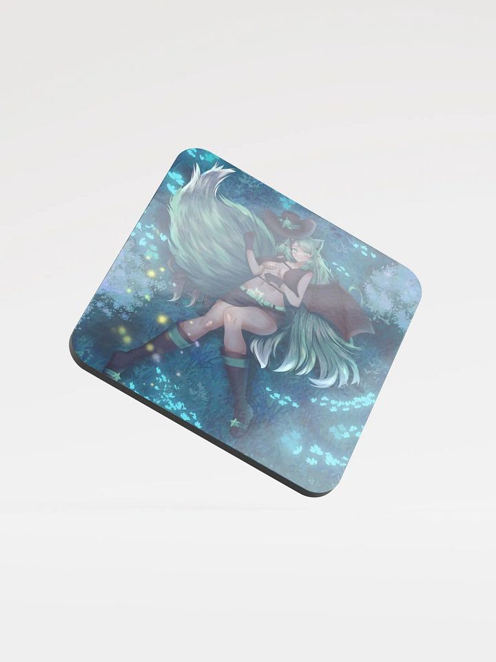 Mintzey Moon Succubus Cow Girl Glossed Coaster product image (1)