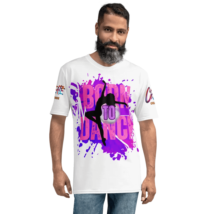 Born to Dance Her Silhouette Dynamic Huge Print T-Shirt product image (10)