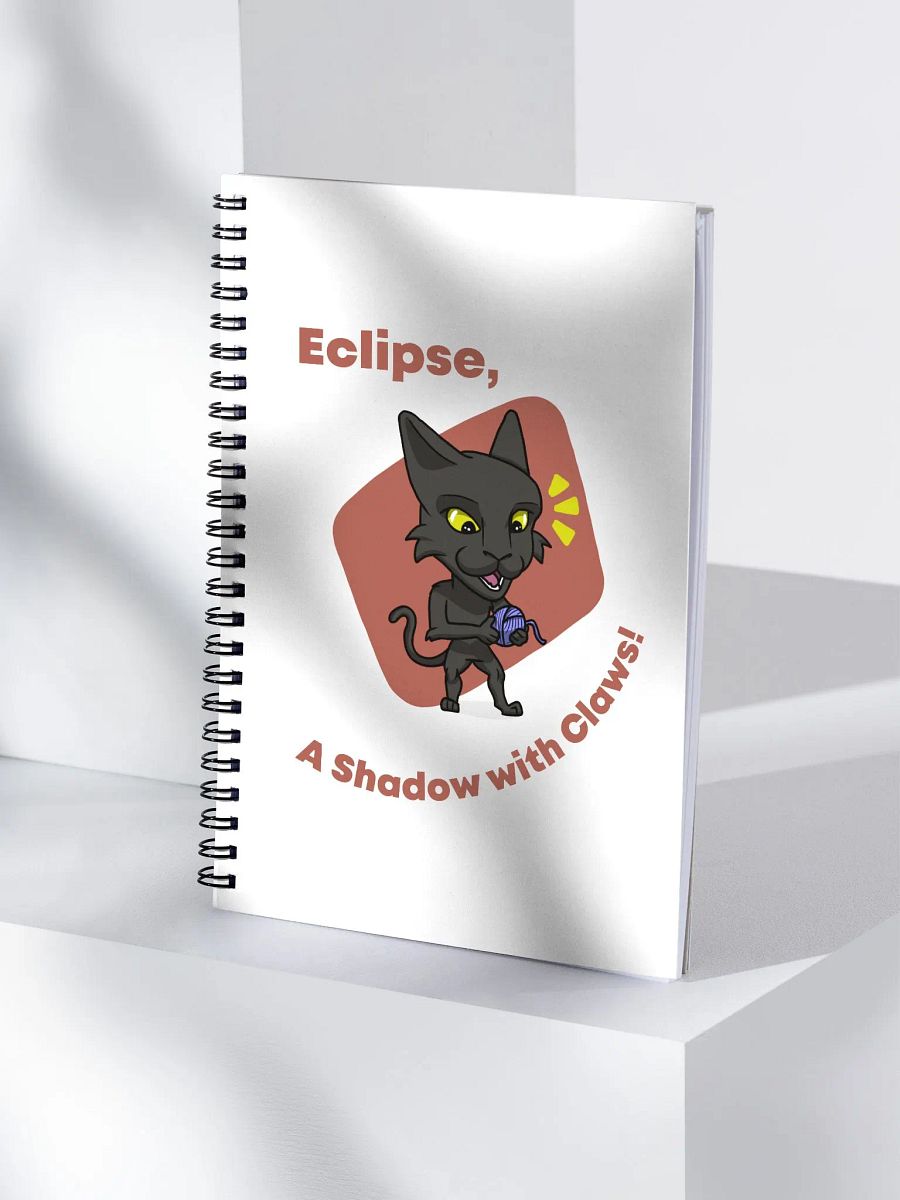 Eclipse Cat Spiral Notebook product image (3)