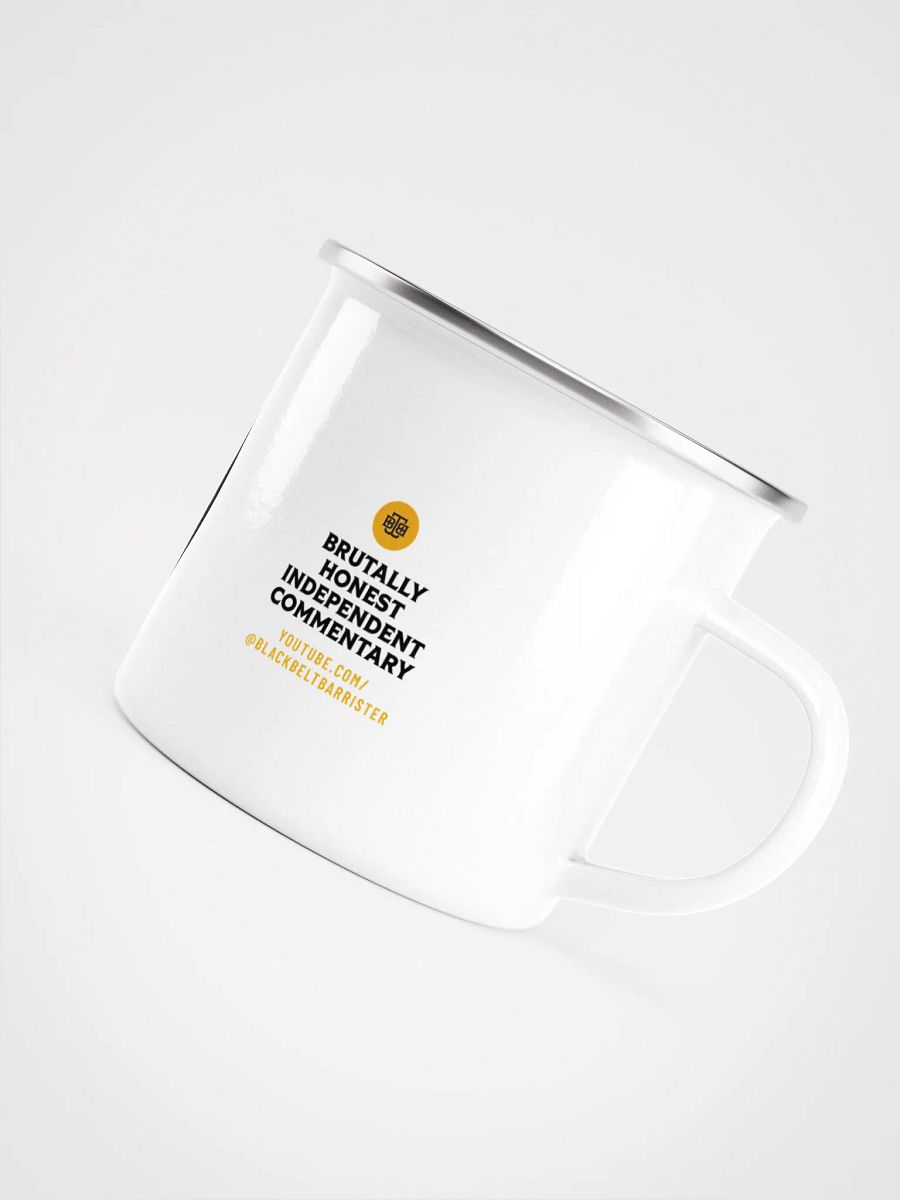 BBB White Enamel 12oz Mug product image (4)
