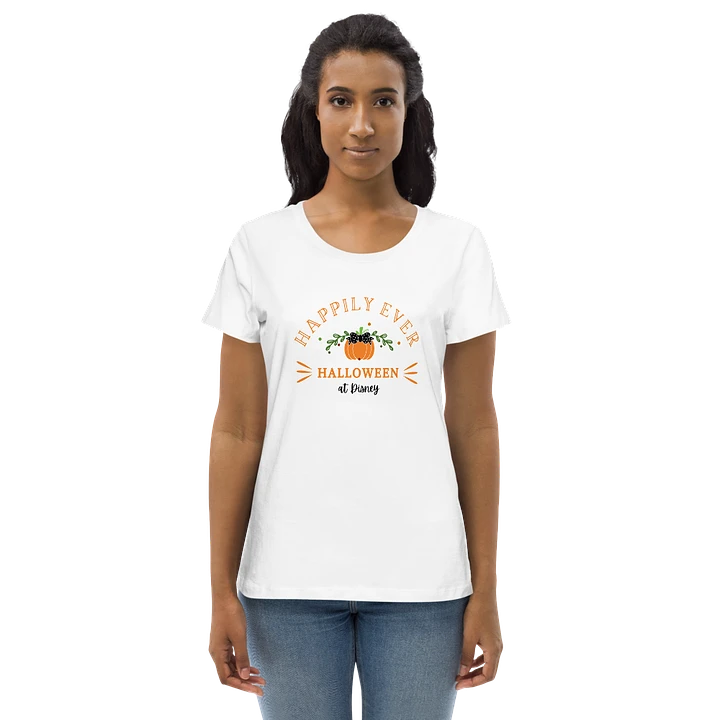 Happily Ever Halloween Disney-Inspired Women's fitted Cotton Tee product image (1)