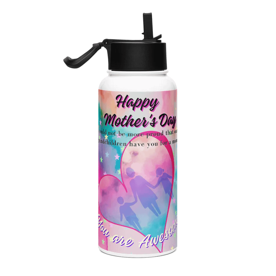 Awesome mother stainless steel Waterbottle gift for Mother's Day for daughters product image (4)
