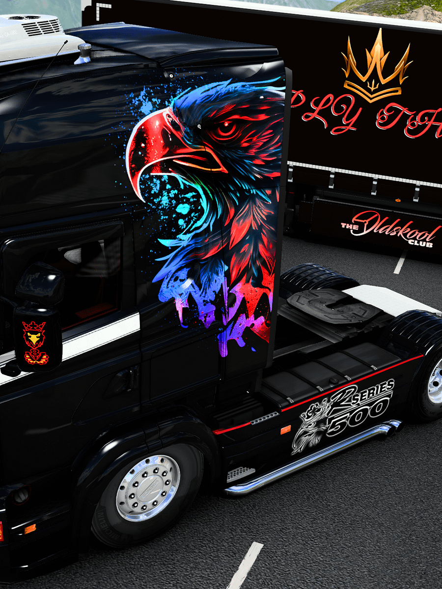 Scania V8 RJL Skin Griffin Vabis Transport! product image (4)