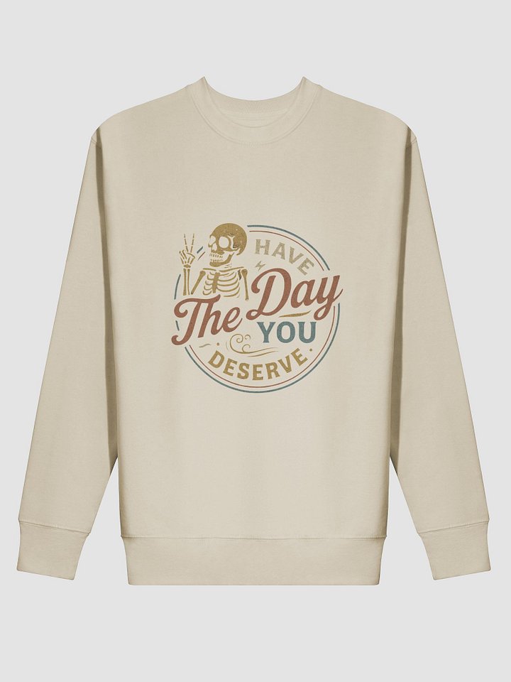 Sarcastic Skeleton Peace Sign Sweatshirt product image (4)